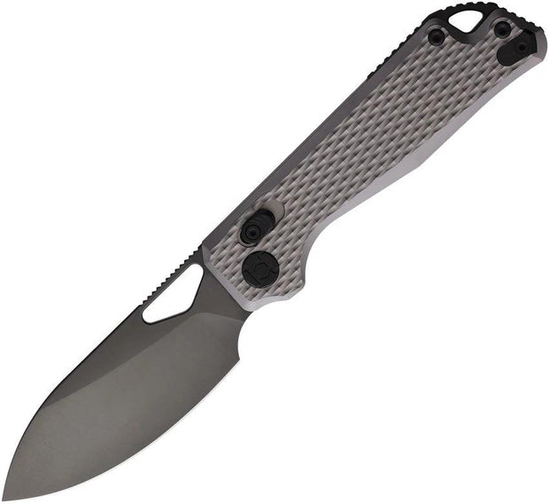 Kunwu Pulsar XT Lock Knife With Premium Elmax DLC Blade Gray Titanium Handle For EDC Enthusiasts by Kunwu Knives
