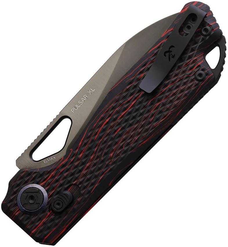 Kunwu Knives Pulsar XT Lock Knife Black DLC Coated Elmax Blade 3Point25in EDC Enthusiasts by Kunwu Knives