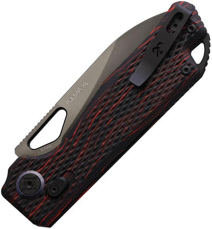 Kunwu Knives Pulsar XT Lock Knife Black DLC Coated Elmax Blade 3Point25in EDC Enthusiasts by Kunwu Knives