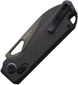 Kunwu Pulsar XT Lock Folding Knife For EDC Enthusiasts With DLC Coated Elmax Blade And Carbon Fiber G10 by Kunwu Knives