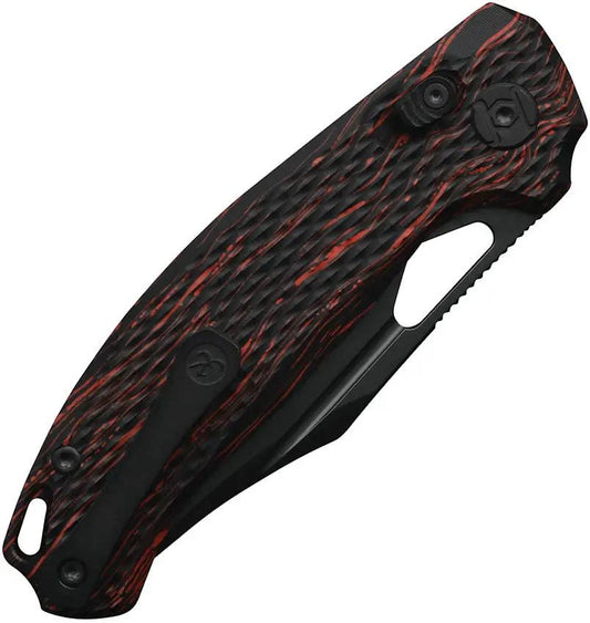 Kunwu Knives Django Crossbar Lock Knife 4.5in Closed 3.25in Elmax DLC Blade For Tactical EDC Enthusiasts by Kunwu Knives