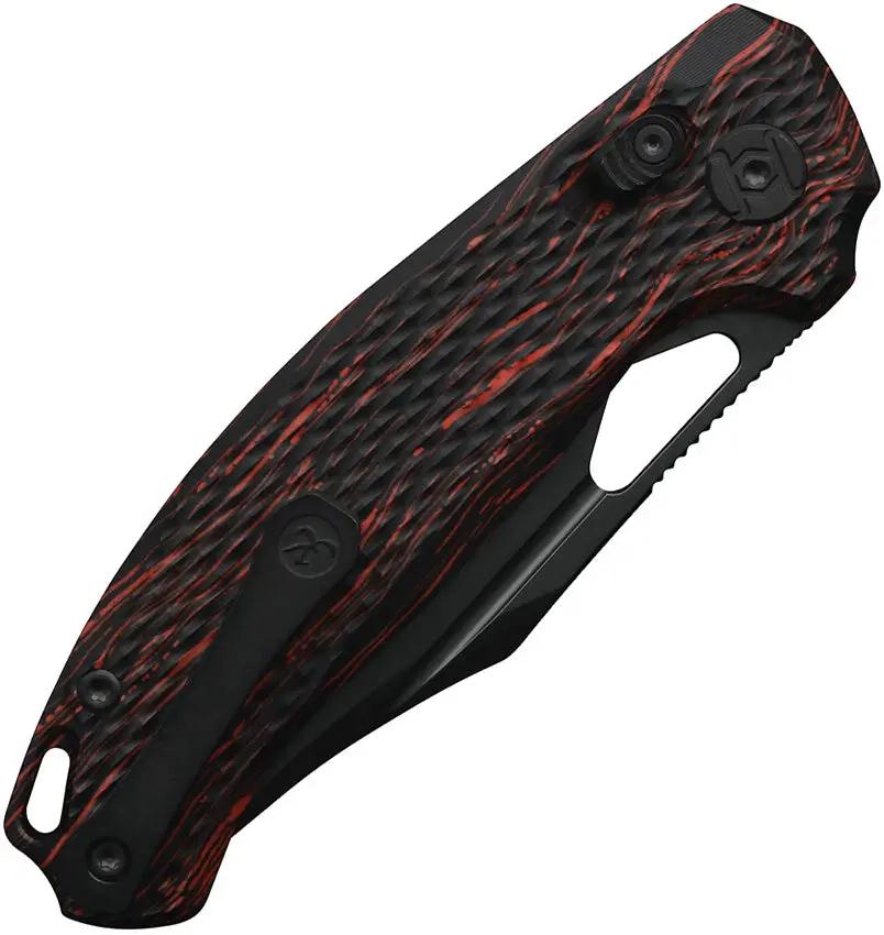 Kunwu Knives Django Crossbar Lock Knife 4.5in Closed 3.25in Elmax DLC Blade For Tactical EDC Enthusiasts by Kunwu Knives