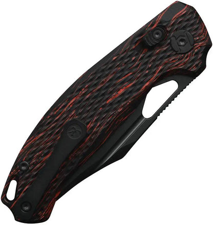 Kunwu Knives Django Crossbar Lock Knife 4.5in Closed 3.25in Elmax DLC Blade For Tactical EDC Enthusiasts by Kunwu Knives