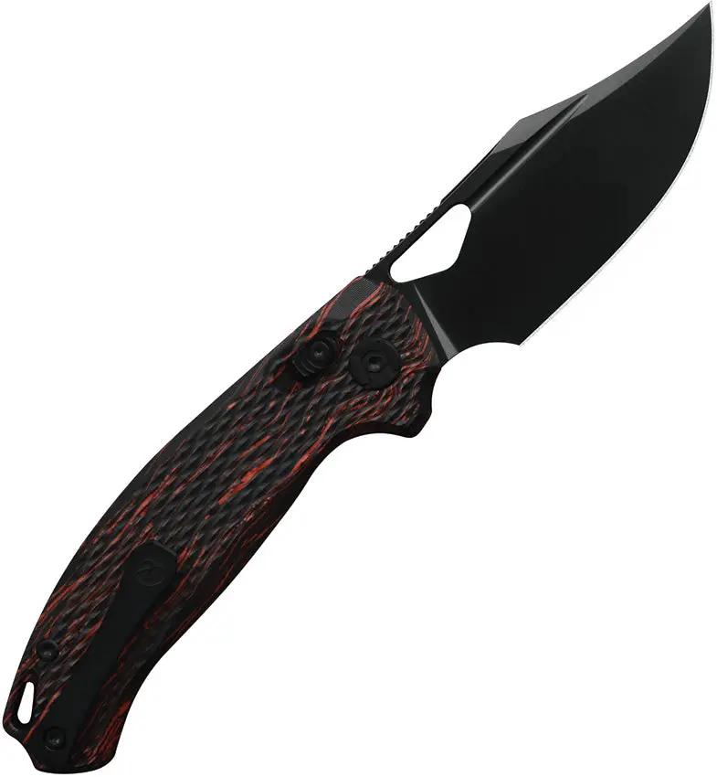 Kunwu Knives Django Crossbar Lock Knife 4.5in Closed 3.25in Elmax DLC Blade For Tactical EDC Enthusiasts by Kunwu Knives