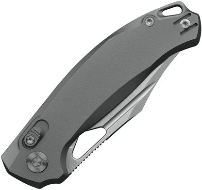 Kunwu Knives Django Crossbar Lock Op X707T-2 EDC Knife With Elmax Blade And Orange Peel Titanium Handle by Kunwu Knives