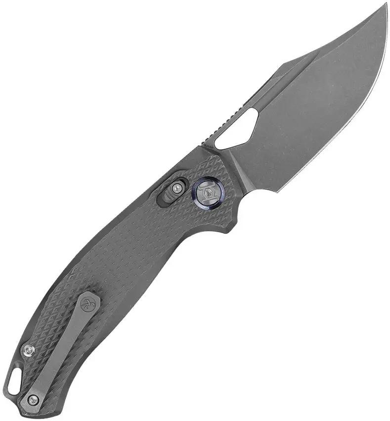 Kunwu Django XL XT Lock Knife With Premium Elmax Blade And Titanium Textured Handle For EDC Enthusiasts by Kunwu Knives