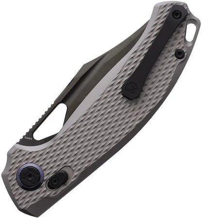 Kunwu Knives Django XL XT Lock Knife Elite EDC With Elmax DLC Coated Blade And Titanium Handle by Kunwu Knives