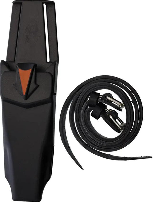 Katz Avenger Series Divers BT10/D Knife - 8.88 In Overall, Satin Blade, Black Kraton Handle, Quick Release Sheath by Katz