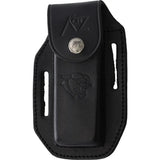 Katz Cheetah Lockback Serrated K900DP/S - 5in Closed, 4in Satin Blade With Black Kraton Handle by Katz