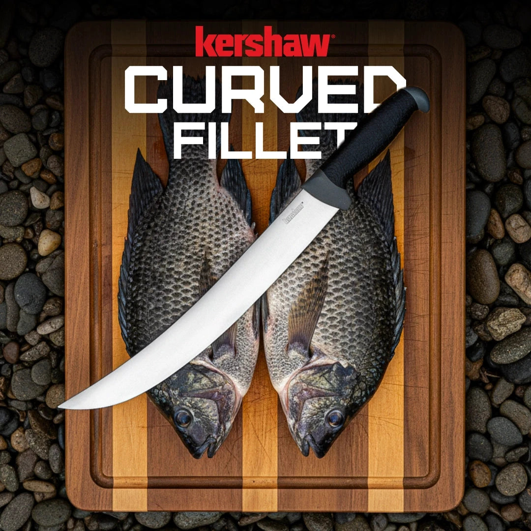 Kershaw 12-Inch Curved Fillet Knife by Kershaw