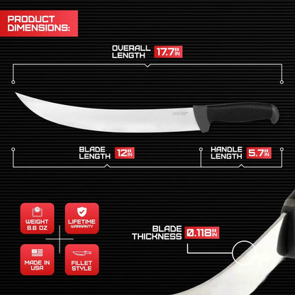 Kershaw 12-Inch Curved Fillet Knife by Kershaw