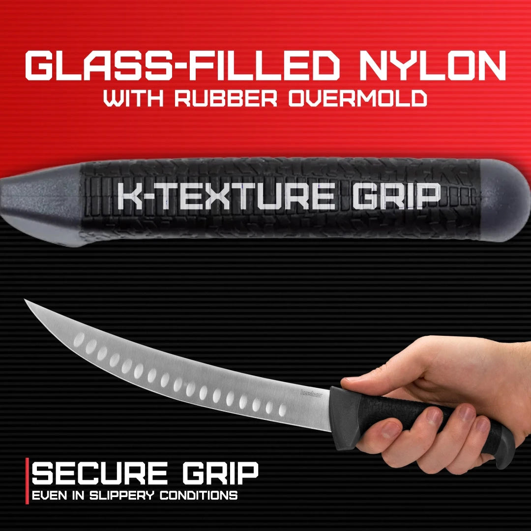 Kershaw 9-Inch Curved Fillet Knife – Effortless Filleting for Fish & Game by Kershaw