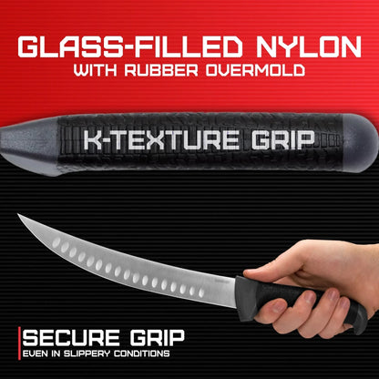 Kershaw 9-Inch Curved Fillet Knife – Effortless Filleting for Fish & Game by Kershaw