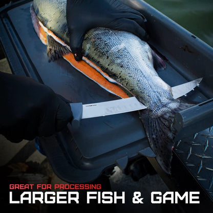 Kershaw 9-Inch Curved Fillet Knife – Effortless Filleting for Fish & Game by Kershaw