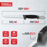7 Inch Boning Knife With Spoon For Freshwater And Saltwater Fish Prep Anglers Fast Precise Tool by Kershaw