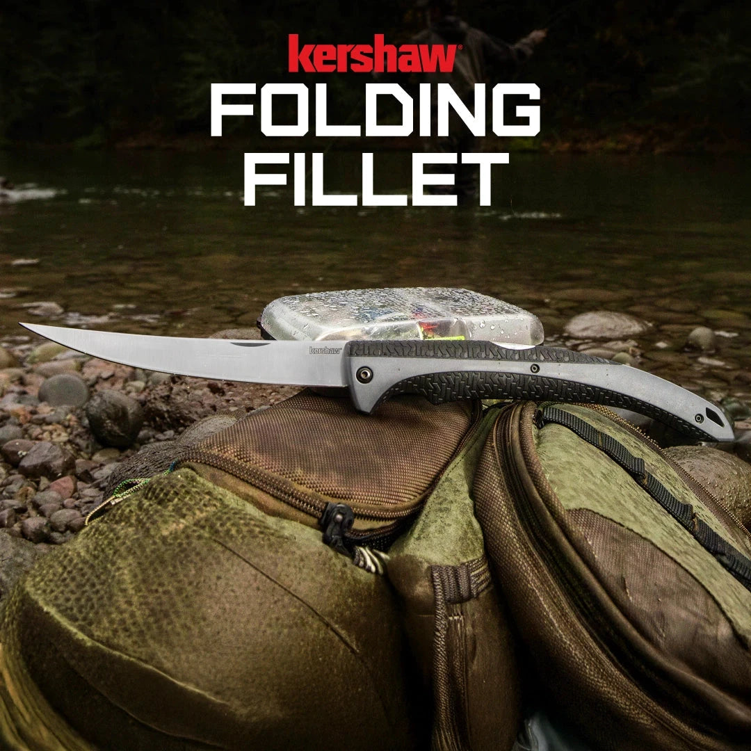 Kershaw Folding Fillet Knife – Compact Performance for Any Catch
