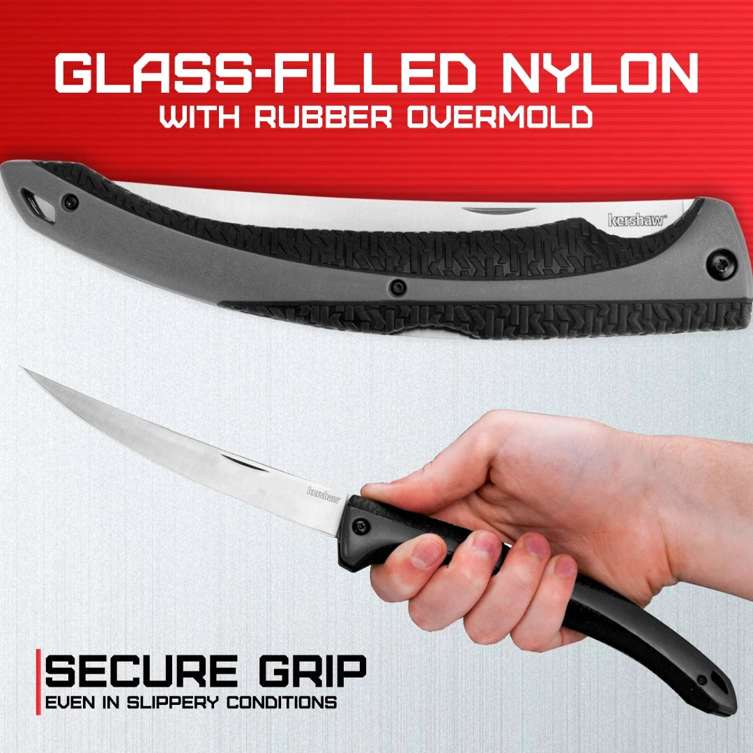 Kershaw Folding Fillet Knife – Compact Performance for Any Catch