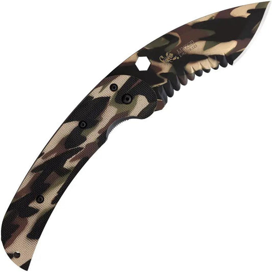 Linton Cutlery Large Tactical Linerlock Camo L92019 by Linton Cutlery