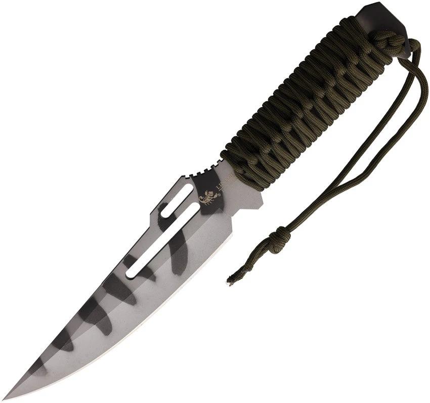 Linton Cutlery Fixed Blade Camo L93048NS NO SHEATH by Linton Cutlery