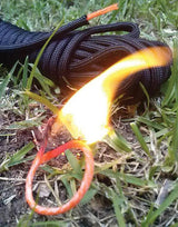 Live Fire FireCord 25 Ft Black - Inner Strand Fire Tinder That Is Color Coded Waterproof And Easy To Ignite by Live Fire