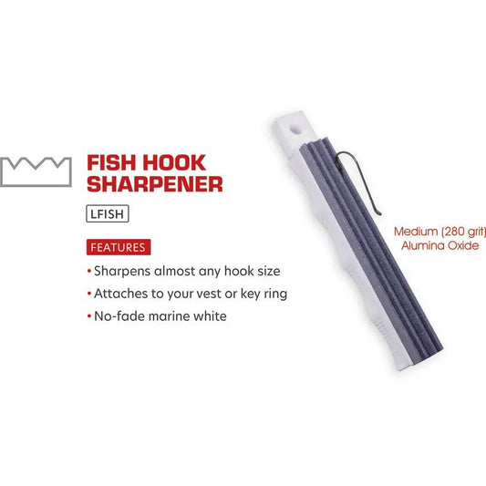 Lansky LFISH Fish Hook Sharpener With Multi Groove Sharpening Stone For Anglers Everywhere by Lansky