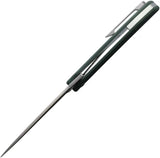 Luft Concepts BXTR Linerlock OD G10 FA-201 - D2 Tool Steel Satin Blade With Extended Tang And Thumb Pull by Luft Concepts