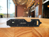Lever Gear Edge XT Multi Tool - Retractable Utility Blade, Safety Lock, Quick Box Opener, Ruler, Hex Driver by Lever Gear