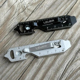 Lever Gear Edge XT Multi Tool - Retractable Utility Blade, Safety Lock, Quick Box Opener, Ruler, Hex Driver by Lever Gear
