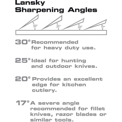 Lansky LKC03 Knife Sharpening System Precision Kit With Coarse Medium Fine Hones Angle Clamp For Knife Enthusiasts by Lansky