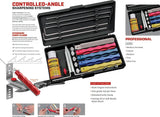 Lansky Professional Sharpening System Knife Kit With Coarse To Ultra Fine Hones And Serrated Stone For Chefs by Lansky