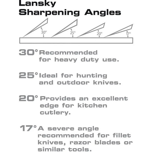 Lansky Diamond Sharpening System LS1 for Knives, Precision Edge with Adjustable Clamp, 4 Guide Rods and Travel Case by Lansky