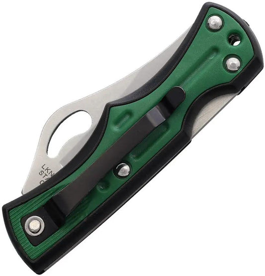 Lansky Small Lock Back Knife Green Handle for Everyday Carry Enthusiasts Durable Secure Lockback by Lansky