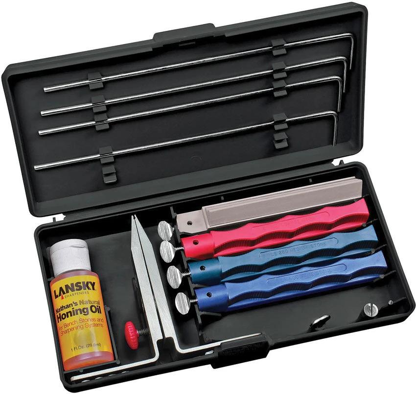 Lansky Universal Knife Sharpening System LS30 For Serrated Edges And Precision Angle Guides For Knife Enthusiasts by Lansky