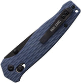 Outdoor Life Carin PLX Axis Lock Knife - Blue Textured Handle With Thumb Stud And Pocket Clip by Outdoor Life