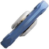 Liong Mah Designs Spinner Blue - Titanium Fidget Spinner With Ceramic And Stainless Bearings by Liong Mah Designs