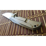 Liong Mah Designs Tempest Titanium Framelock LMDT1 - 3D Sculpted Titanium Handles And S35VN Blade by Liong Mah Designs