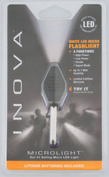 Inova Microlight White - Indestructible LED Technology With 22 Hour Battery Life And Four Function Microprocessor by Inova