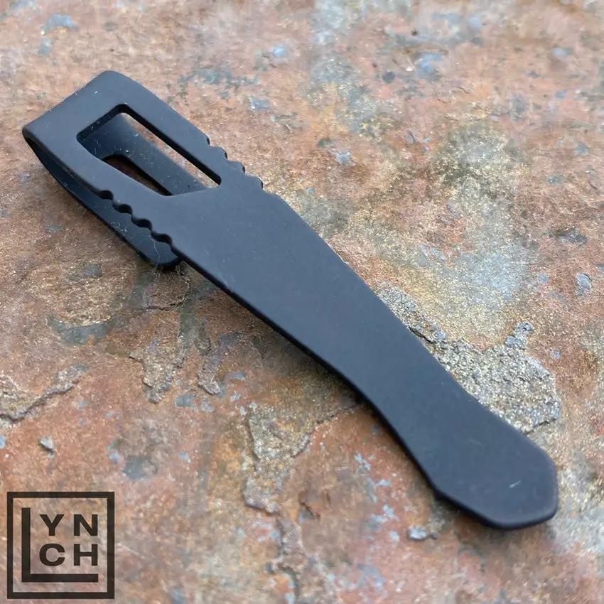 LynchNW Microtech MSI Clip - BlackSmith Finish Titanium Construction, Boxed for Premium Carry by LynchNW