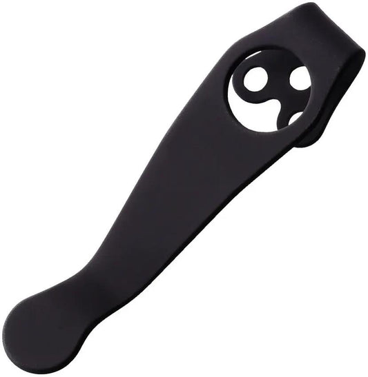 LynchNW Stubby Clip - Black Cerakote Titanium Construction Fits Spyderco PM2 Native Chief Yojimbo 2 Police Plus More by LynchNW