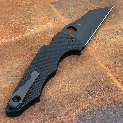 LynchNW Spyderco Standard Clip - BlackSmith Finish Titanium Construction, Boxed For Safe Shipment by LynchNW