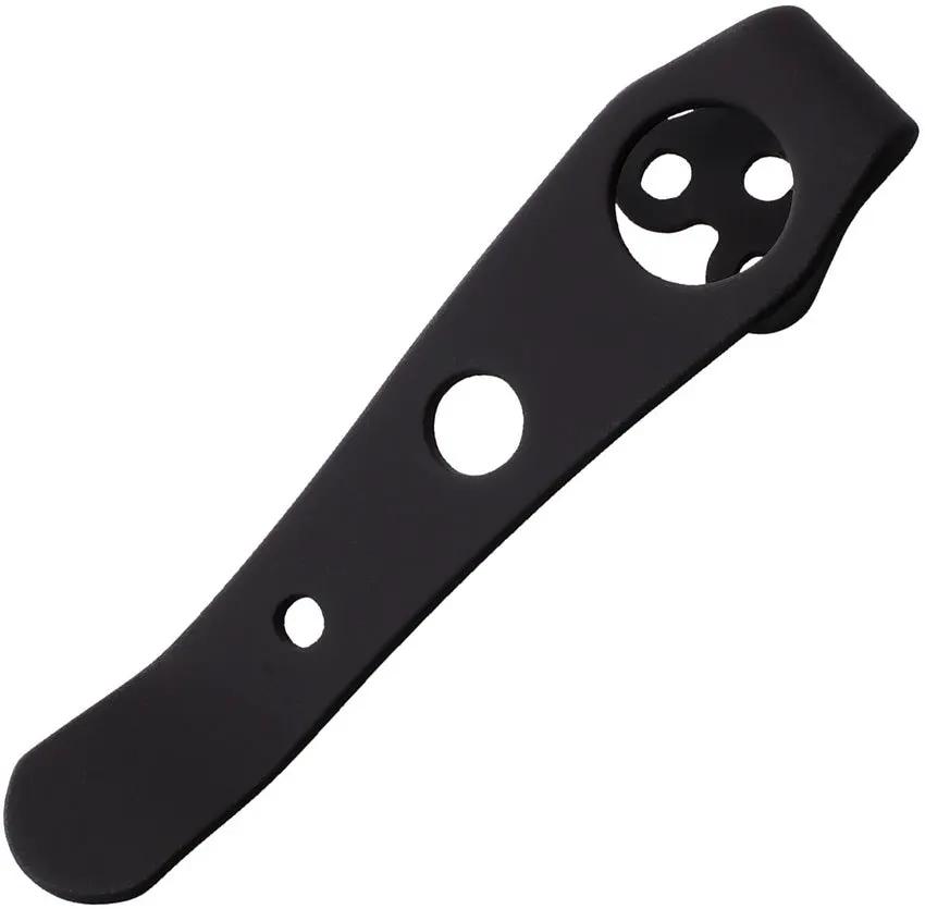 LynchNW Smock Clip - Black Cerakote Titanium Finish For Spyderco Smock And Other Spyderco Models by LynchNW