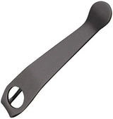LynchNW Spyderco Standard Clip - Blacksmith Finish Titanium Construction Boxed For Safe Shipping by LynchNW