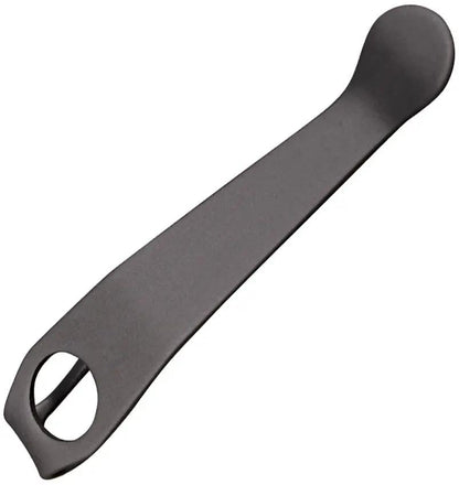 LynchNW Spyderco Standard Clip - Blacksmith Finish Titanium Construction Boxed For Safe Shipping by LynchNW