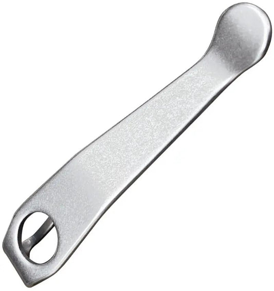 LynchNW Spyderco Standard Clip - Stonewash Titanium Construction, Standard Size, Boxed by LynchNW