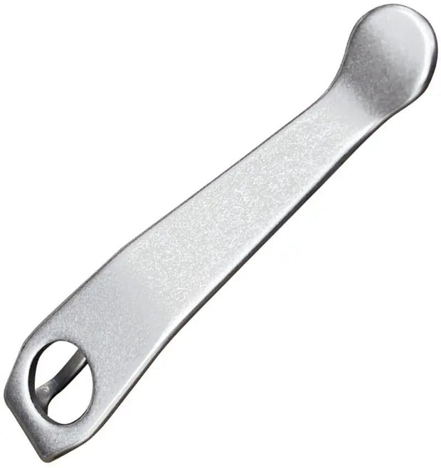 LynchNW Spyderco Standard Clip - Stonewash Titanium Construction, Standard Size, Boxed by LynchNW