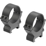 Leupold QRW2 Rings 34mm High - Low Profile Matte Black Steel with Universal Cross-Slot Compatibility by Leupold