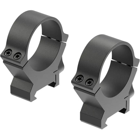 Leupold QRW2 Rings 34mm High - Low Profile Matte Black Steel with Universal Cross-Slot Compatibility by Leupold