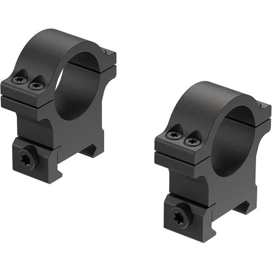 Leupold Open Range Cross Slot Rings - Cross Slot Compatible 1 Inch High Aluminum Rings For Picatinny And Weaver Rails by Leupold