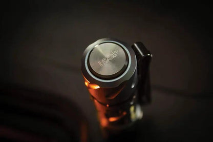 Loop Gear SK03 Flashlight Aluminum SK03-AL - Rechargeable, Water Resistant, 120M Beam, 6500K LED, Turbo To Low Modes by Loop Gear