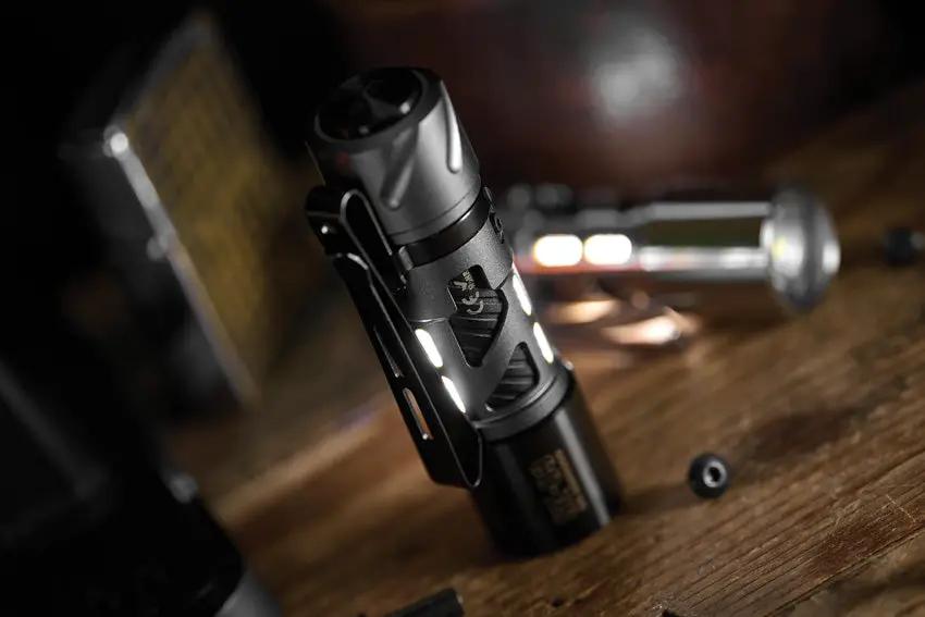 Loop Gear SK03 Flashlight Aluminum SK03-AL - Rechargeable, Water Resistant, 120M Beam, 6500K LED, Turbo To Low Modes by Loop Gear
